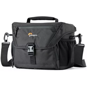 Lowepro Nova 180 AW II válltáska DSLR/tükör nélküli kamerához objektívvel, fekete
