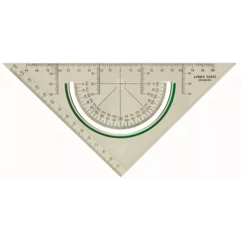 Simplex Super Series Geo háromszög vonalzó műanyag 22,5 cm átfogó