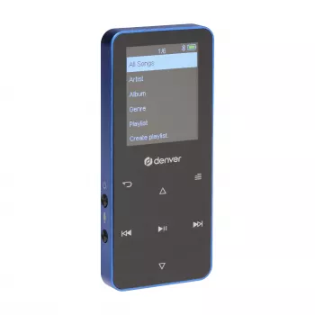 Denver MP-1830BU MP4-lejátszó Bluetooth-szal, 1,8 inch kijelző, 4GB, kék