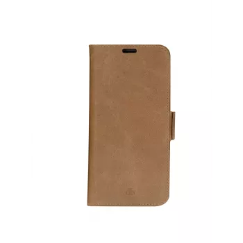 dbramante1928 Copenhagen Flip tok Apple iPhone 12 & 12 Pro készülékhez - teljes nappa bőr - Tan