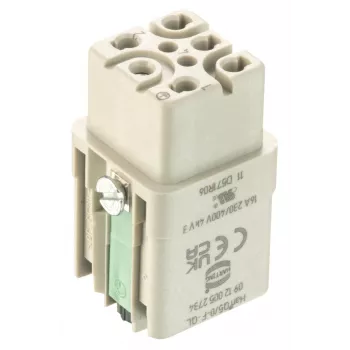 Harting Han Q aljzat 5+PE Quick Lock 1,5 mm²