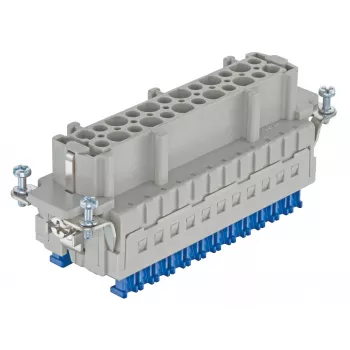 HARTING Han E® ES Press ipari csatlakozóbetét, aljzat, 24 érintkező, 16A, 500V
