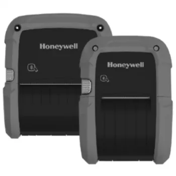 Honeywell RP2F mobil címkenyomtató, közvetlen hő, 203 dpi, 125 mm/s, USB és Bluetooth 5.0, IP54, akkumulátoros, fekete