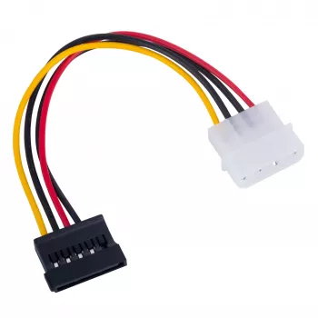 Akyga AK-CA-17 Molex-SATA tápátalakító kábel, 15 cm