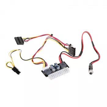 Akyga AK-CA-38 PICO-PSU DC/ATX tápadapter, 120 W, 12 V DC bemenet, 24-pin ATX, P4, SATA, Molex