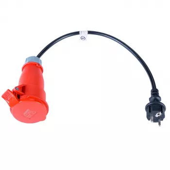 Akyga AK-SC-E06 adapter CEE 7/7-ről 5 pólusú 16A-ra
