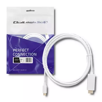 Qoltec USB 3.1 Type-C apa - HDMI A apa kábel 2 m 4K 60Hz