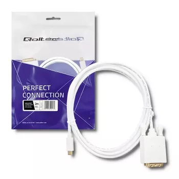 Qoltec USB 3.1 Type-C dugó - DVI-D dugó átalakító kábel 2m 4K