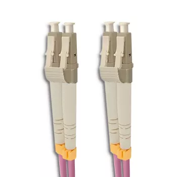 Qoltec optikai patch kábel LC/UPC - LC/UPC multimód OM4 duplex 10 m