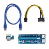 Qoltec Riser PCI-E ver. 009S USB 3.0 60cm GPU mining hosszabbító