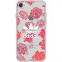 Adidas Apple iPhone 6/6s/7/8 átlátszó tok virágok piros