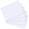 Herlitz karteikártya A7, kockás 5 mm, 170 g/m², fehér, 100 darab (10621431)