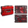 Einhell E-CASE 370570 80 darabos univerzális szerszámkoffer (piros/fekete)