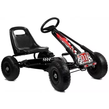 LEAN TOYS LEAN CARS A-15 gokart fekete légabroncsok