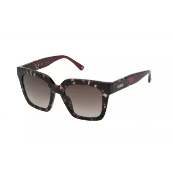 Nina Ricci SNR3185201GQ női napszemüveg - fekete acetátkeret szürke színátmenetes lencsékkel, 52 mm