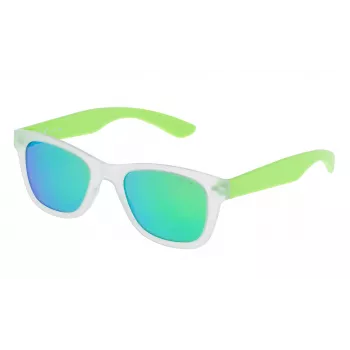 Police Childish SK03947Z69V gyerek napszemüveg – fekete acetát téglalap 47 mm
