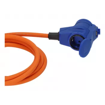 Brennenstuhl 1167650310 hosszabbítókábel 10m CEE-dugó / szögcsatlakozó H07RN-F 3G 2,5 mm² kék