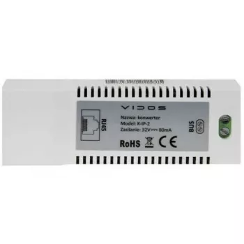 VIDOS 2IP K-IP-2 konverter VIDOS DUO 2 vezetékes kaputelefon-rendszerhez