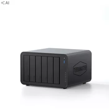 TerraMaster F6-425PRO NAS fájlszerver, 6 mag, 8GB DDR5 RAM, merevlemezek nélkül