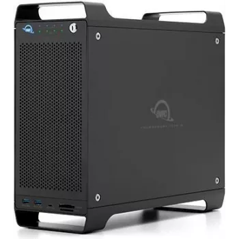 OWC ThunderBay Flex 8 - 8 rekeszes tároló/dokk/PCIe ház 2x Thunderbolt 3 porttal, SoftRAID XT, fekete