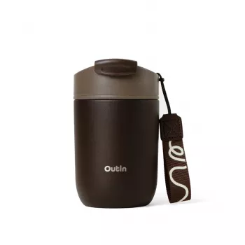 OutIn Travel hőtartó pohár 350 ml, Terra Brown