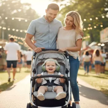 Momini Kids zajcsökkentő fülvédő Mimi zöld