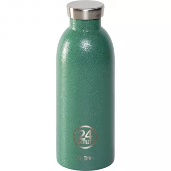 24Bottles Clima Bottle Moss Green 0,5L szigetelt rozsdamentes acél vizespalack