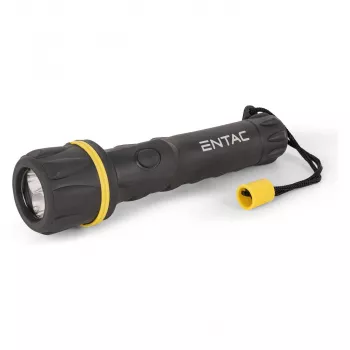 ENTAC EFL-2AA-PL LED zseblámpa 2xAA ABS műanyag fekete 30 lumen