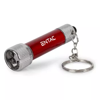 ENTAC 5 LED kulcstartó zseblámpa piros