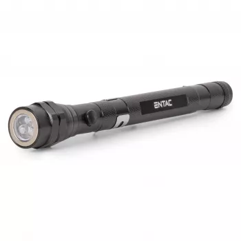 ENTAC EFL-1W-FLEX-ALU 1W LED zseblámpa teleszkópos nyakkal, alumínium, fekete