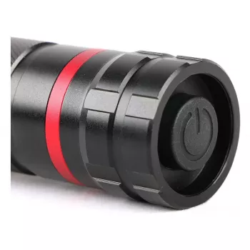 ENTAC EFL-ZOOM-5W-ALU zoomolható LED zseblámpa 350 lumen fekete