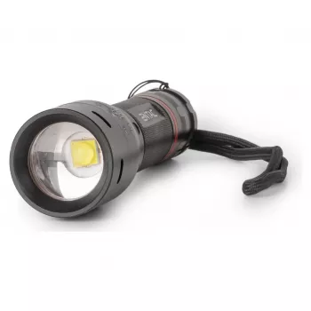 ENTAC EFL-ZOOM-5W-ALU zoomolható LED zseblámpa 350 lumen fekete