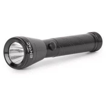 ENTAC 1W LED zseblámpa alumínium fekete AA elem