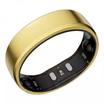 RingConn Smart Ring Gen2 – King Gold 7-es méret – alvás- és fitneszkövető viselhető eszköz – pulzus, SpO2, stresszkövetés