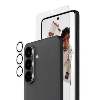 PanzerGlass Hoops 2 az 1-ben szett Samsung Galaxy S26+ | Ultra-Wide Fit