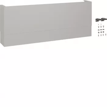 Hager FZ1300TB teleszkópos kábelkezelő panel universZ-hez, magasság 350-680mm, mélység 205mm, fémszürke