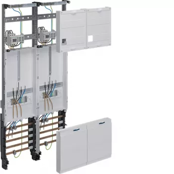 Hager ZK33X3T komplett mérőtábla 1050mm 2 mérőhely 2 elosztómező NRW SH MV N-Sachsen