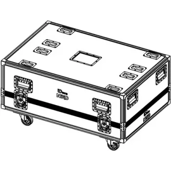 NEXO IDT-2CASE312 flight case 2x IDS312 mélynyomóhoz
