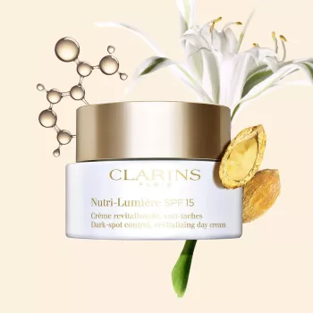 CLARINS NUTRI-LUMIERE DARK SPOT CONTROL revitalizáló nappali krém SPF15 50ML