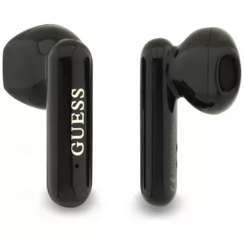 Guess 4G Metal Logo True Wireless Stereo Bluetooth fülhallgató töltőtokkal (fekete)