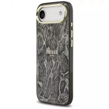 Guess Python Pattern MagSafe tok iPhone Air-höz - fekete