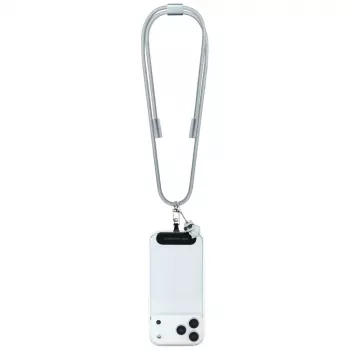 Karl Lagerfeld Crossbody Strap Choupette Charm - univerzális telefontartó pánt / USB-C to USB-C kábel 1,5m (szürke)