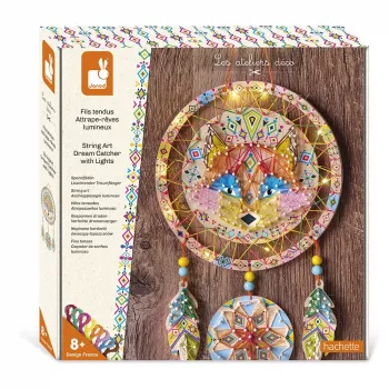 Janod String Art Glowing Dreamcatcher 3D szövőkészlet