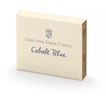 FABER-CASTELL tintapatronok Graf von Faber-Castell kobaltkék 6-os csomag (141101)