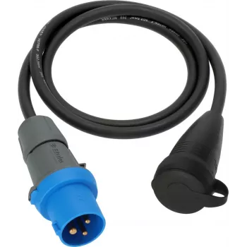 Brennenstuhl CEE adapterkábel 230V 16A 1,5m Schuko-csatlakozó IP44 fekete/kék