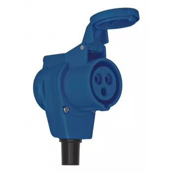 Brennenstuhl 1080980100 CEE-sarokcsatlakozó 230 V 16 A IP44 kemping lakókocsi kültéri
