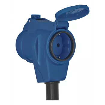 Brennenstuhl 1080980100 CEE-sarokcsatlakozó 230 V 16 A IP44 kemping lakókocsi kültéri