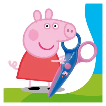 STAEDTLER Noris Junior Peppa Pig Children's Safety Scissors 130 mm