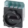 Siemens 3LD22031TL51 főkapcsoló 4 pólusú 32A 400V 11,5kW előlapi rögzítés 4 furat