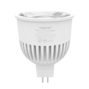 MIBOXER FUT112 LED retrofit GU5.3/MR16 6W RGB-CCT 2,4GHz Smooth Dim intelligens spot izzó
